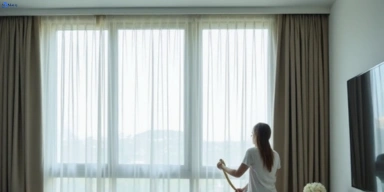 Delicate sheer drape cleaning nerang Matty Curtain Cleaning